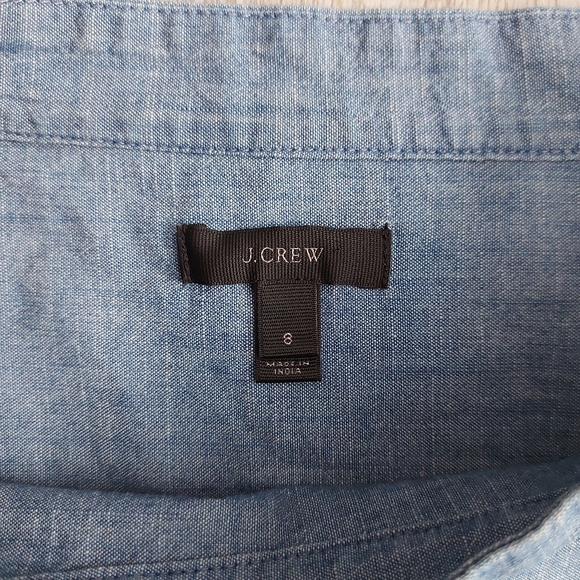 Adorable J.Crew 100% Cotton Blouse Size 8 - Picture 3 of 6